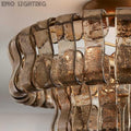 Ghiaccio Flushmount Chandelier-MEET LIGHTING