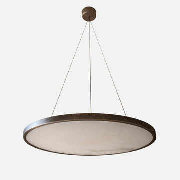 Hublot Alabaster Round Chandelier