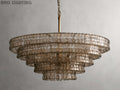 Art Glass Ghiaccio Round Chandelier 36