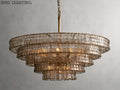 Art Glass Ghiaccio Round Chandelier 36