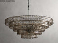 Art Glass Ghiaccio Round Chandelier 36