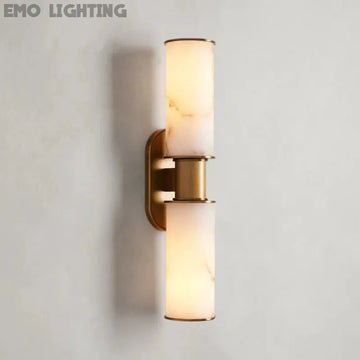 Harlin 2-Light Wall Sconce in Alabaster