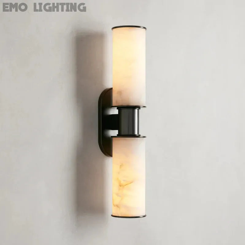Harlin 2-Light Wall Sconce in Alabaster