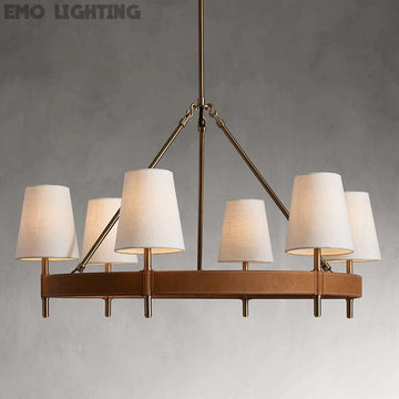 Hasting 6-Light Halo Chandelier