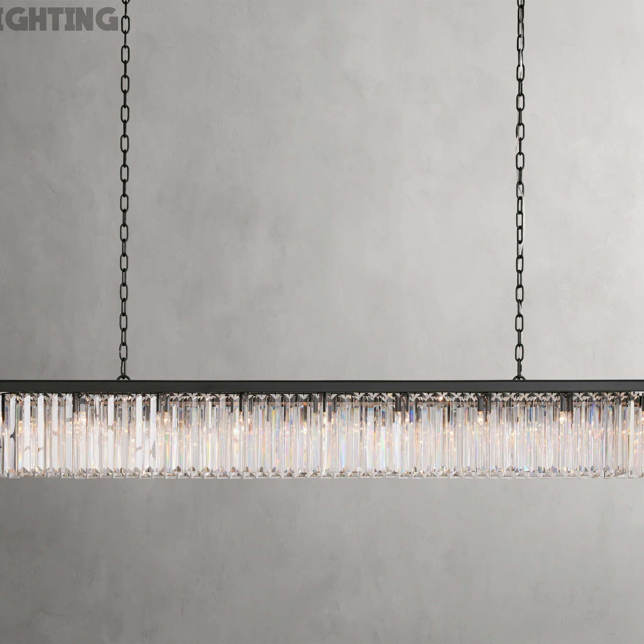 Leyland Crystal Rectangular Chandelier 60''72''