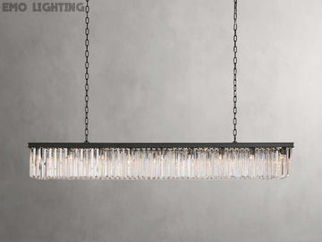 Leyland Crystal Rectangular Chandelier 60''72''
