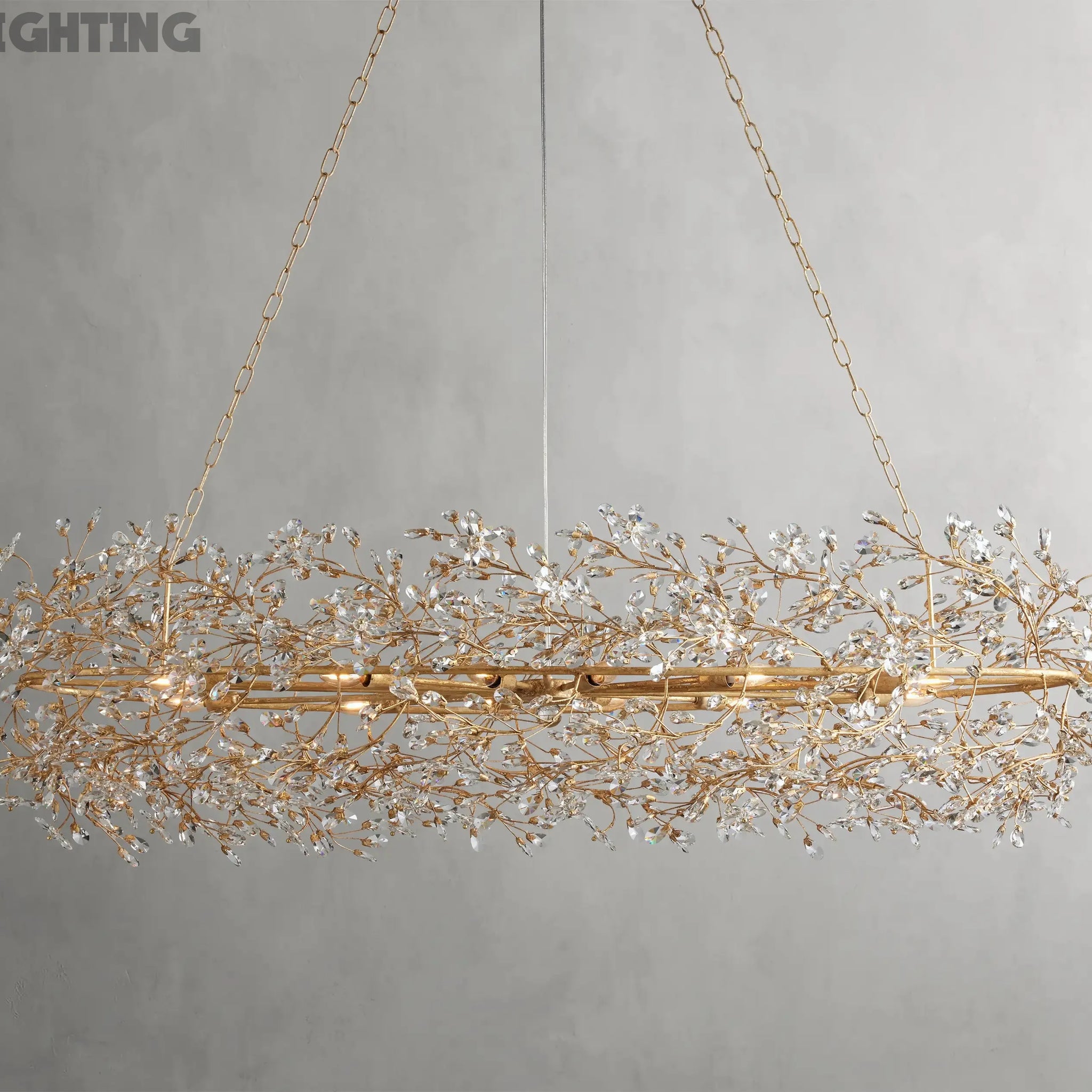 Fiore Oval Chandelier 62'' 74''