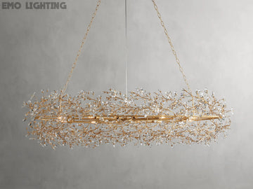 Fiore Oval Chandelier 62'' 74''