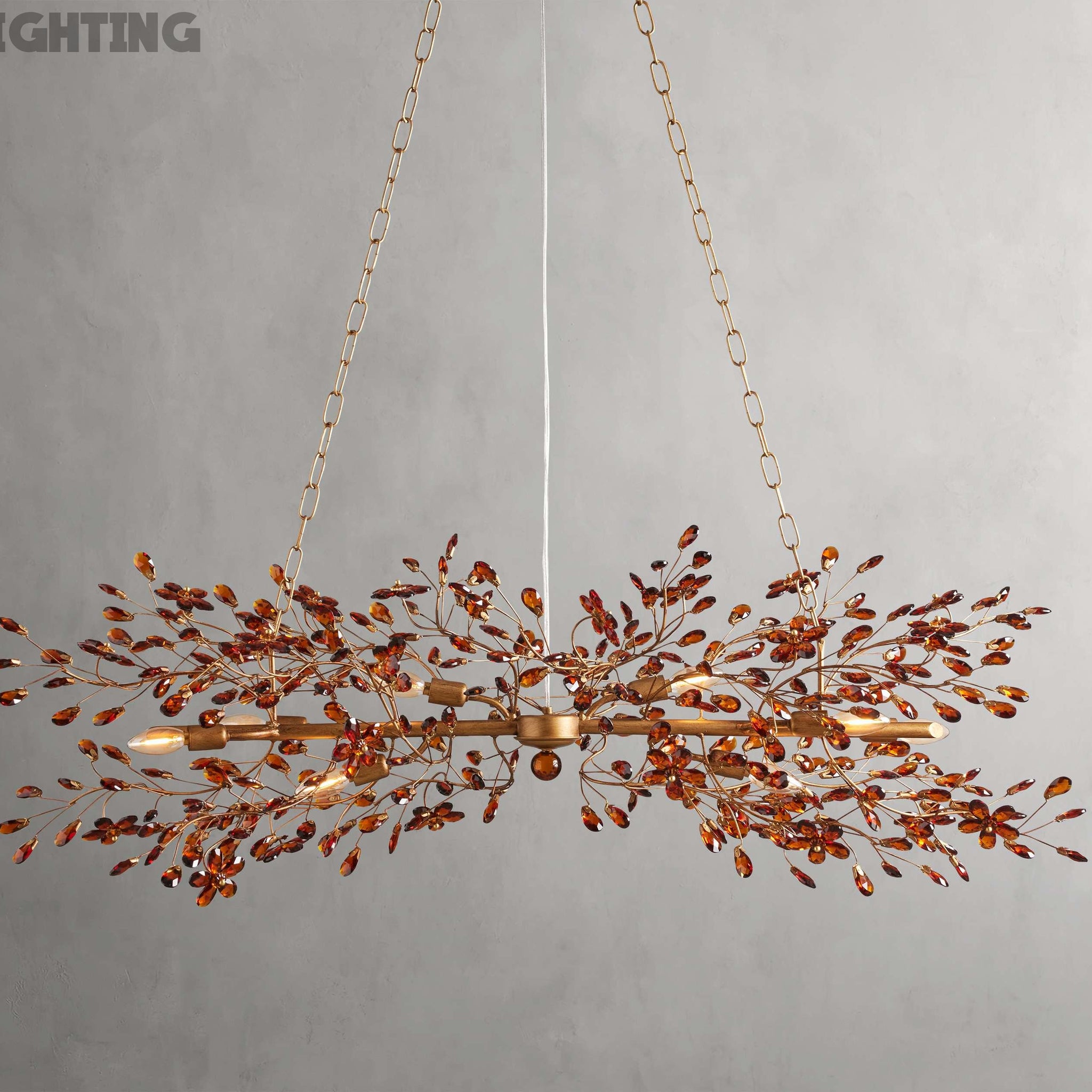 Fiore Colored Linear Chandelier