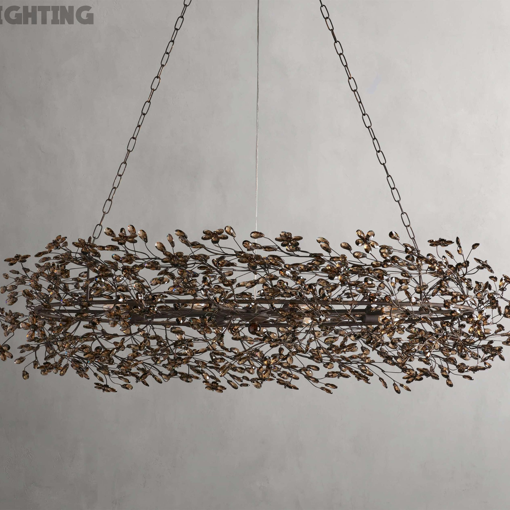 Fiore Colored Oval Chandelier