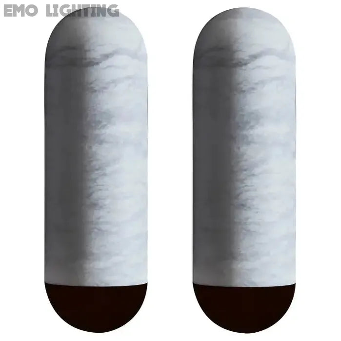 Alabaster Curved and Elongated Wall Sconces