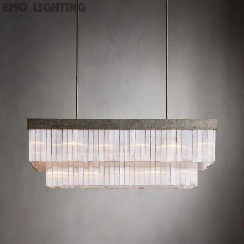 Adam Large Rectangular Chandelier - thebelacan