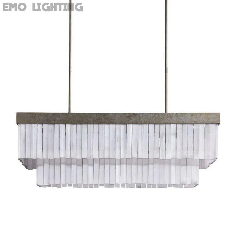 Adam Large Rectangular Chandelier - thebelacan