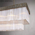 Adam Large Rectangular Chandelier - thebelacan