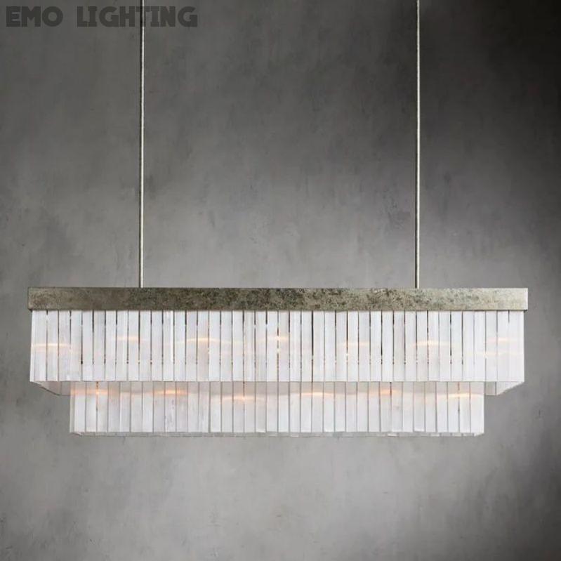 Adam Large Rectangular Chandelier - thebelacan