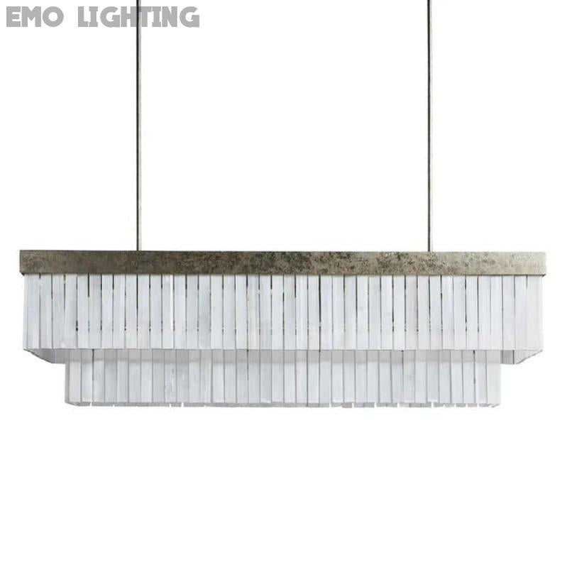 Adam Large Rectangular Chandelier - thebelacan