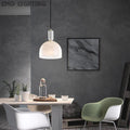 Alabaster Simple Bedside Pendant Light Pendant for living room,Pendant for kitchen,Pendant for bathrooms,Pendant for bedrooms,Pendant for foyer,Pendant for stairways,Pendant for dining room Rbrights 6