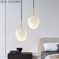 Alabaster Simple Bedside Pendant Light Pendant for living room,Pendant for kitchen,Pendant for bathrooms,Pendant for bedrooms,Pendant for foyer,Pendant for stairways,Pendant for dining room Rbrights 8