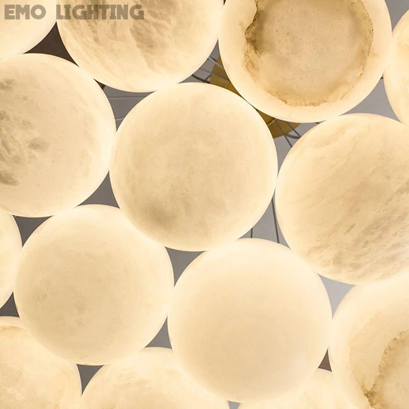 Alabaster Multi-lights Ceiling Pendant chandeliers for dining room,chandeliers for stairways,chandeliers for foyer,chandeliers for bedrooms,chandeliers for kitchen,chandeliers for living room Rbrights   