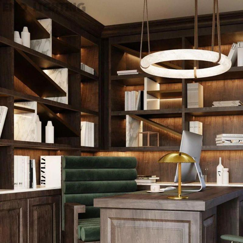Alabaster Halo Light chandeliers for dining room,chandeliers for stairways,chandeliers for foyer,chandeliers for bedrooms,chandeliers for kitchen,chandeliers for living room Rbrights   