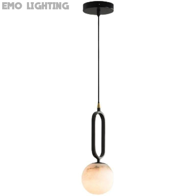 Alabaster Sphere Pendant Light 6"D Pendant for living room,Pendant for kitchen,Pendant for bathrooms,Pendant for bedrooms,Pendant for foyer,Pendant for stairways,Pendant for dining room Rbrights   