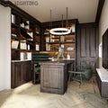 Alabaster Halo Light chandeliers for dining room,chandeliers for stairways,chandeliers for foyer,chandeliers for bedrooms,chandeliers for kitchen,chandeliers for living room Rbrights 19.7