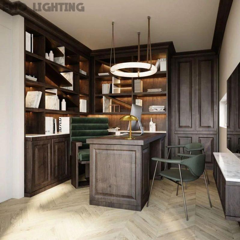 Alabaster Halo Light chandeliers for dining room,chandeliers for stairways,chandeliers for foyer,chandeliers for bedrooms,chandeliers for kitchen,chandeliers for living room Rbrights 19.7"D  