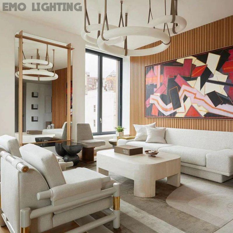 Alabaster Halo Light chandeliers for dining room,chandeliers for stairways,chandeliers for foyer,chandeliers for bedrooms,chandeliers for kitchen,chandeliers for living room Rbrights 39.4"D  