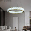 Alabaster Circle Round Pendant  rbrights 23.6