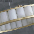 Alabaster Circle Round Pendant  rbrights   