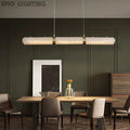 Alabaster Cylindrical Chandelier  rbrights 39.37
