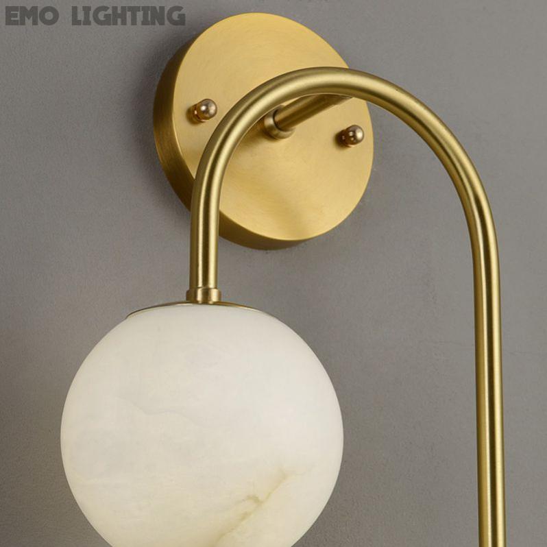 Alabaster Glo Modern Wall Sconce In Bedroom 壁灯灯具 rbrights   