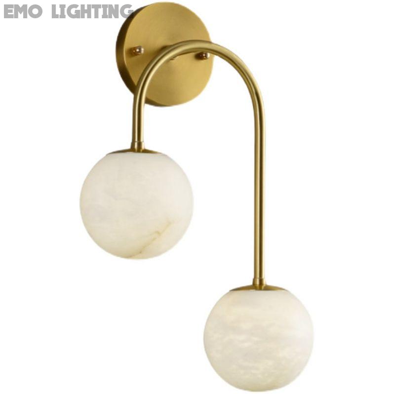 Alabaster Glo Modern Wall Sconce In Bedroom 壁灯灯具 rbrights   