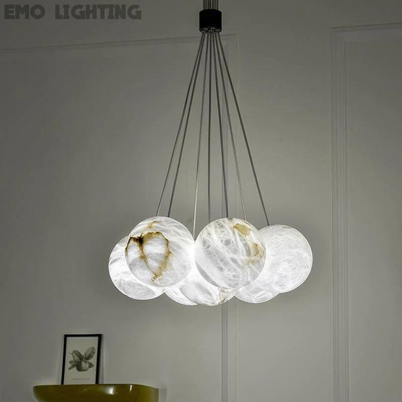 Alabaster Global Ceiling Pendant  thebelacan   