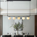 Alabaster Global Linear Pendant  rbrights   