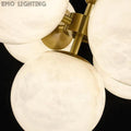 Alabaster Global Rod/Cord Pendant  rbrights   