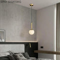 Alabaster Global Rod/Cord Pendant  rbrights 1 Ball  