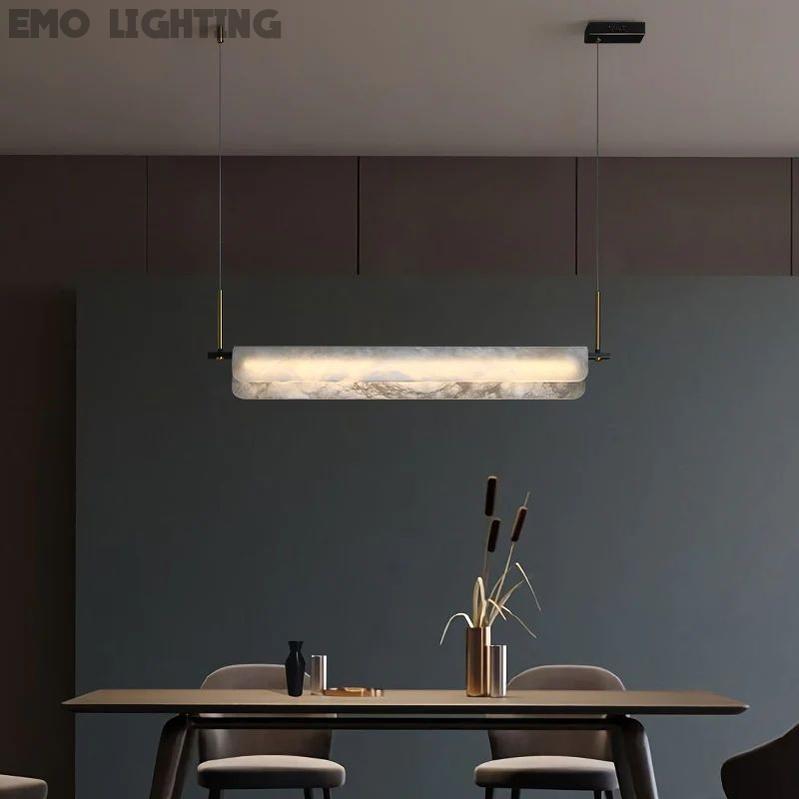 Alabaster Linear Pendant  rbrights   