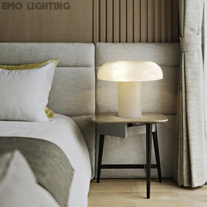 Alabaster Mushroom Table Lamp 壁灯灯具 rbrights   