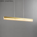 Alabaster Simple Linear Kitchen Island Chandelier 吊灯 rbrights 39.37