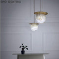 Alabaster Sphere Pendant Light Above Bed 壁灯灯具 rbrights   
