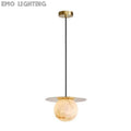Alabaster Sphere Pendant Light Above Bed 壁灯灯具 rbrights   