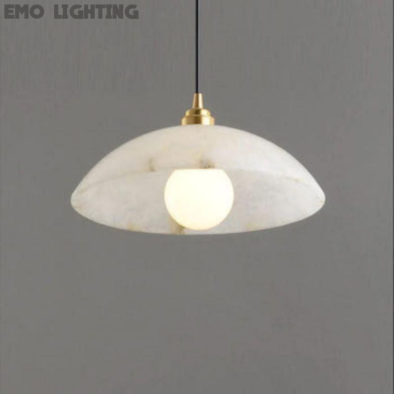 Alabaster Umbrella Pendant  rbrights   