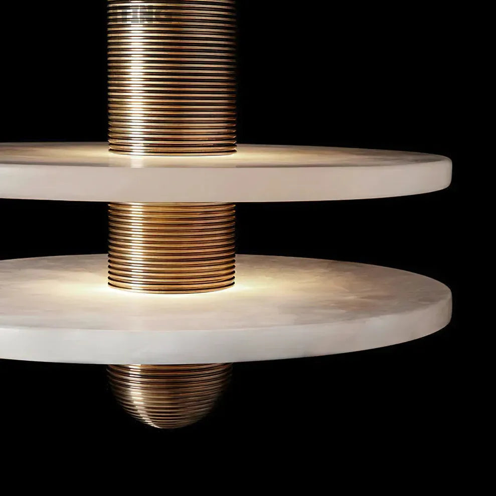 Alabaster Comet Pendant Lamp