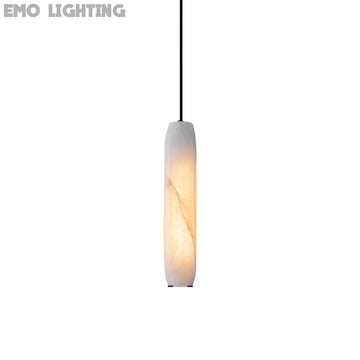 Wrenna Alabaster Flute Pendant Light