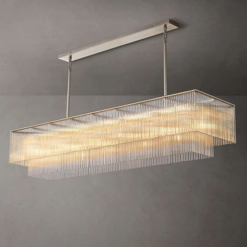 Amado Rectangular Chandelier 72"