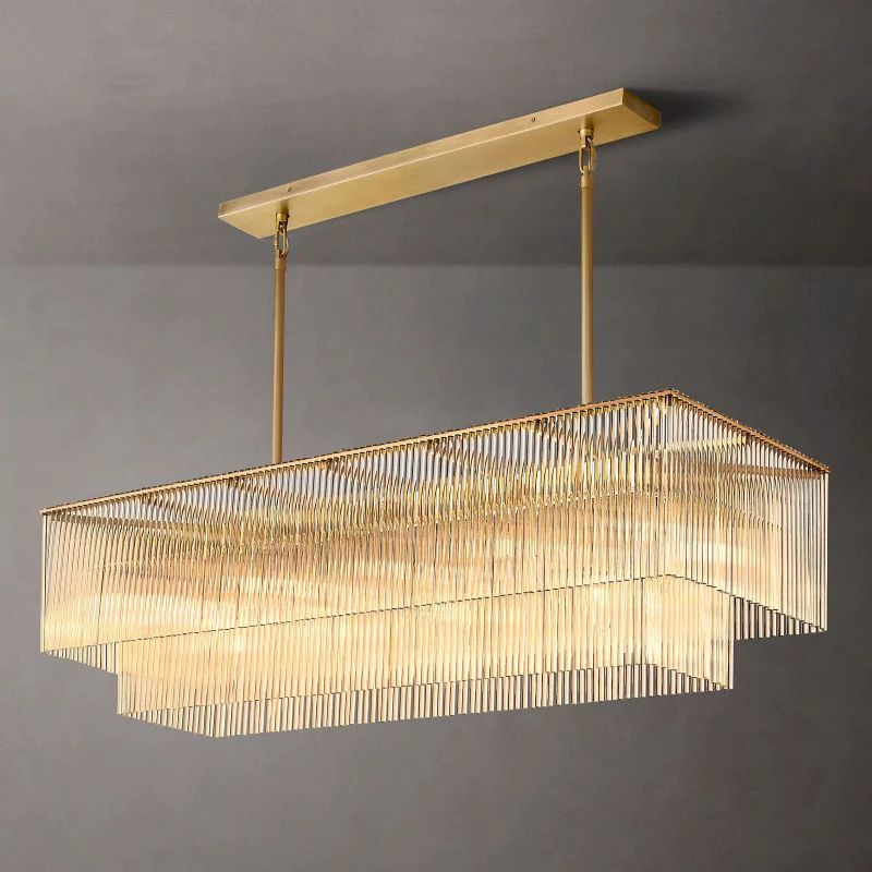 Amado Rectangular Chandelier 54"