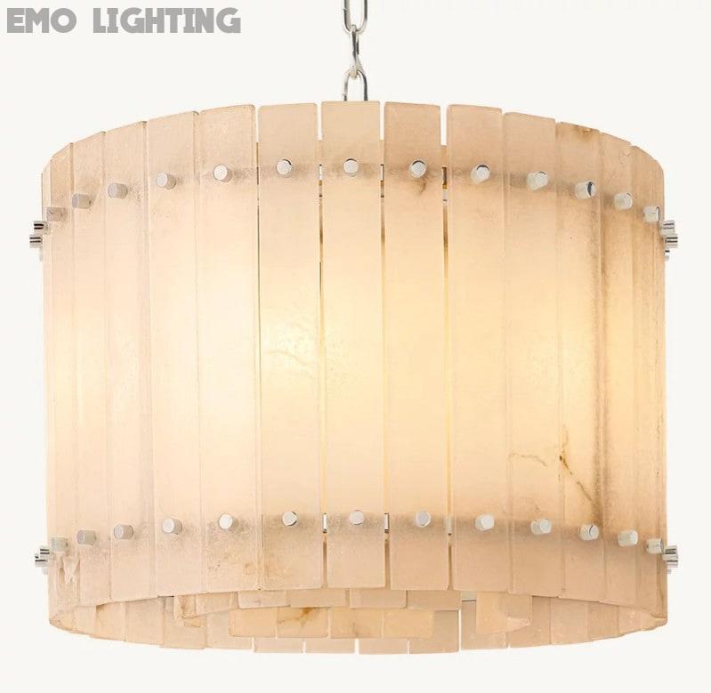 San Marco Alabaster Round Chandelier - thebelacan