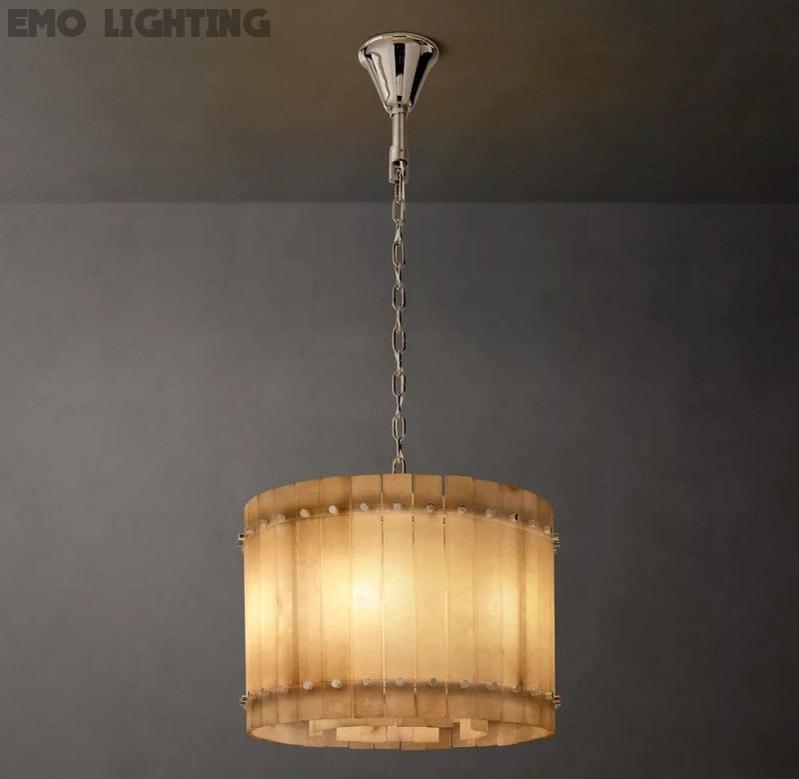 San Marco Alabaster Round Chandelier - thebelacan