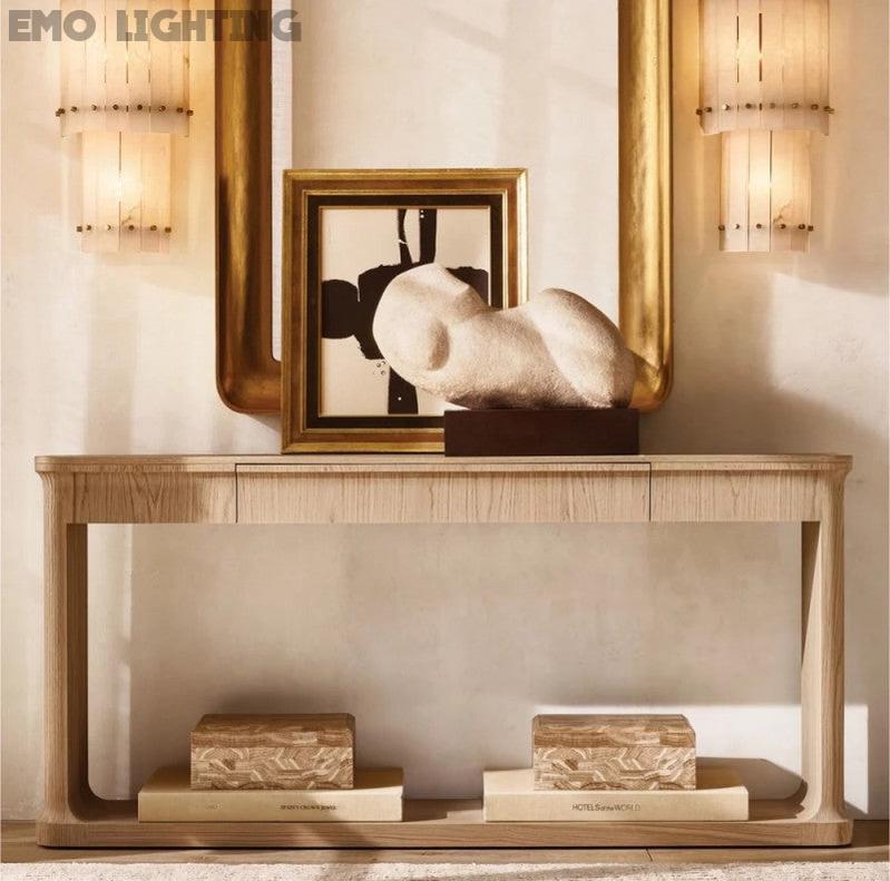 San Marco Alabaster Round Wall Sconce - thebelacan